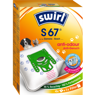 Swirl® EcoPor® Anti-Geruch Staubsaugerbeutel Swirl® EcoPor® Anti-Geruch Staubsaugerbeutel